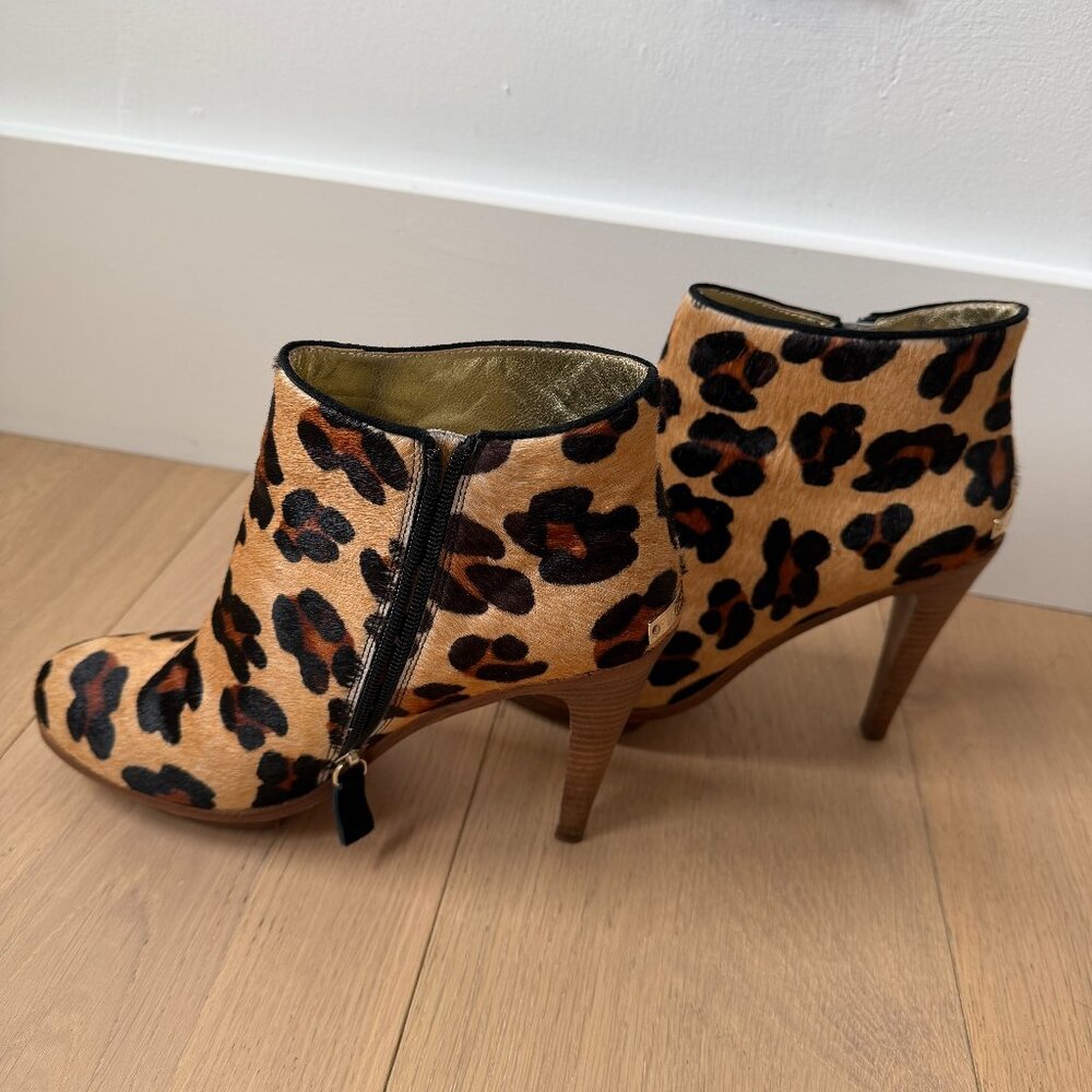 Elaine Turner Leopard Booties